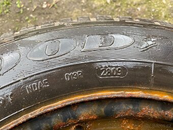 4x zimní pneu Goodyear s plech disky 195/65 R15 - 6