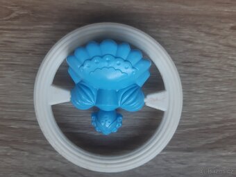 Retro řetěz na kočárek a chrastítko - 6