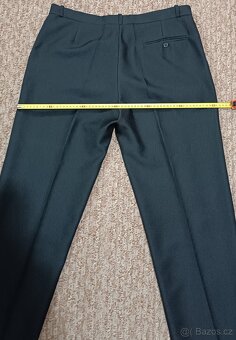 Kalhoty pánské černé k saku - 6