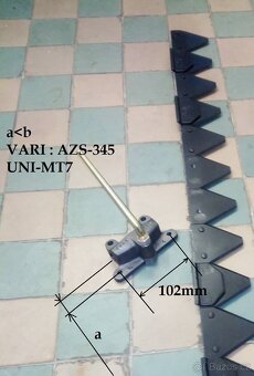 MF 70 , UNI MT7 , VARI , TERRA - kosy prstové nové - 6