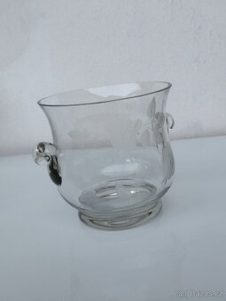 Stará skleněná nádoba na led - 6