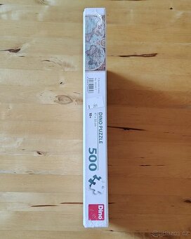 Puzzle Mapa světa 500 dílků, zn.Dino - 6