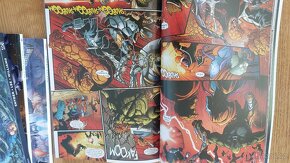 Sada 4 komiksů Marvel + encyklopedie postav + komiks Super - 6