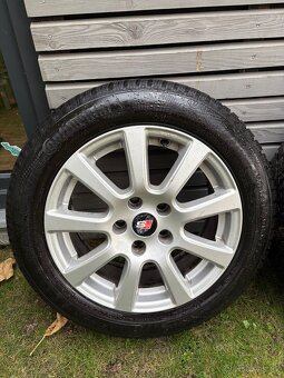 Zimní Alu kola S-line R16 5x112 s pneu Continental 205/55 - 6
