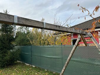 Dětská dřevěná houpačka s klouzačkou - 6