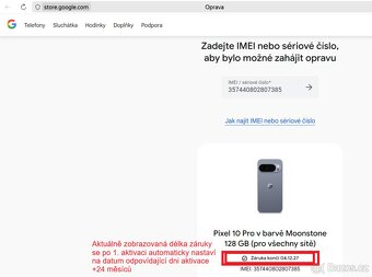 Google Pixel 10 Pro 128B Moonstone ROZBALENO - 6