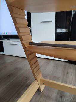 Celodřevěná polohovatelná jídelní židle pro dítě - 6