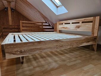 Manželská postel 180x200 - Jasan - 6