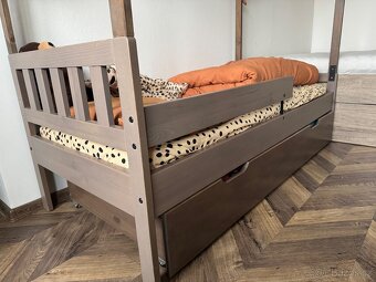 Dětská domečková postel 160x70 - 6