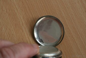 Historické starožitné stříbrné, tulové kapesní hodinky - 6