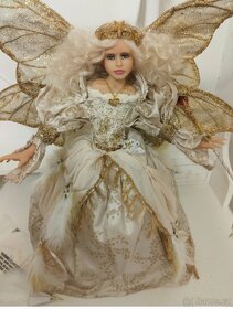 Luxusní umělecká sběratelská resinová panenka soška Anděl - 6