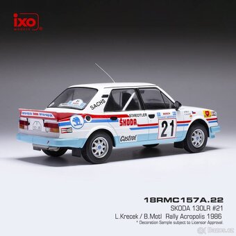 Modely Škoda Rallye 130 a Felicia Kit Car 1:18 IXO - 6