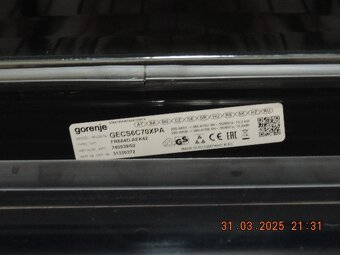 Elektrický sporák Gorenje. - 6
