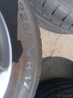 Astra J / Zafira C - alu 7x17 et44 + letní 225/50/17 - 6