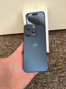 Apple iPhone 15 Pro 256gb Blue. TOP stav, zaruka. - 6