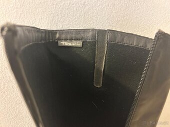Dámské elegantní vysoké kozačky - Tamaris, vel. 38 - 6