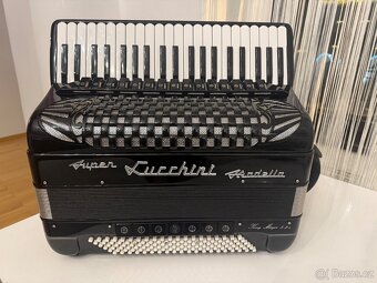 Prodám akordeon Super Lucchini Stradella King Mayor - 6