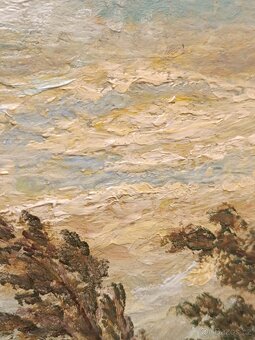 Obraz V.Odložilík, Šumava, olej 63x84 - 6