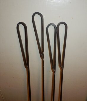 Litinové rošty+ocelové opékací vidličky - 6