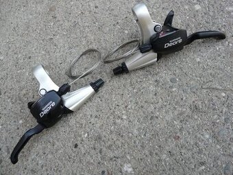 Shimano Deore 3x9 Dual Control páky - 6