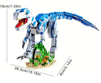 Stavebnice: Dinosauru (Velociraptor, Pterodaktyl,Ty-Rex) - 6