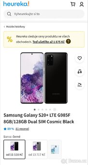 PRODÁM SAMSUNG S20+ TOP STAV - 6