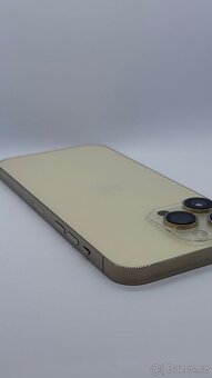 iPhone 14 Pro Max 128 GB Gold - Baterie 100 %, Záruka - 6
