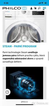 Pračka Philco PLDI 149 AJW na 9 kg, záruka - 6