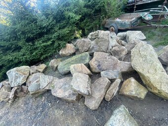 Okrasné zahradní velké kameny - 6