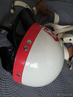 Stará policejní přilba VB, SNB, + Opasek - 6