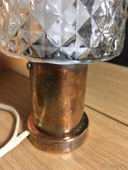 Lampička na noční stolek s broušeným stínidlem - 6