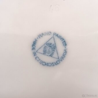 Porcelánové empírové hodiny Hamos Komtesa - 6