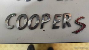 Originální nápis kufru Mini cooper S R53 R52 R55 R56 R57 JCW - 6