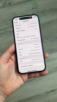 iPhone 15 pro 128 GB modrý titan - 6
