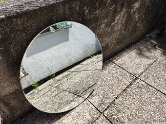 Retro kulaté nástěnné zrcadlo, 70 cm - 6
