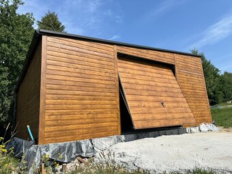 Plechová garáž 7x6m. - 6