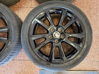 Originální Alu kola 5x112 r17 letní pneu 5mm. - 6