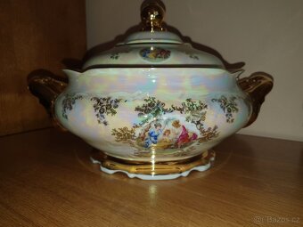 Jídelní servis perleťový listr Tři grácie - 6