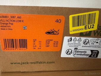 Nové tenisky Jack Wolfskin, vel. 40 - 6