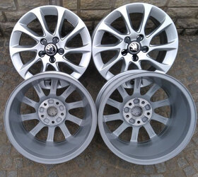 16"ZÁNOVNÍ ALU LITÉ DISKY 5x112 ORIG AUDI - 6