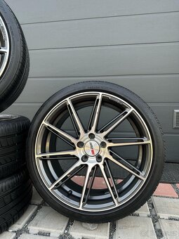 Alu kola MOTEC MCT11 5x112 R19 letní pneu - 6