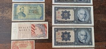 Bankovky a státovky 1919-1945, ČSR. Protektorát. - 6