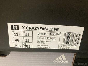 Kopačky Adidas Crazyfast 3 FG white - 6