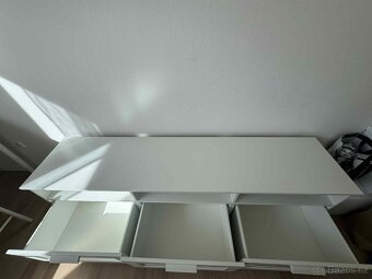 Tv stolek IKEA bílá barva - 6