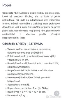 Odrážedlo KETTLER SPEEDY ,,12,5" - 6