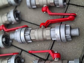 Kulový ventil 1" s rychlospojkou na hasičskou hadici, STORZ - 6