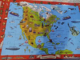 Můj atlas světa s puzzle kniha 6+ - 6