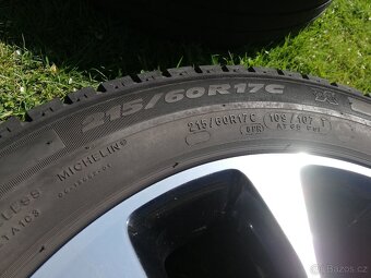 alu Ford Custom original 7Jx17 ET55,letní 215/60/17 Michelin - 6