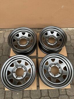 ocelové disky 15x7J 6x139,7 ET12 , střed 110 mm - 6
