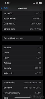 Apple iPhone 13 128GB inkoustově temný - 6